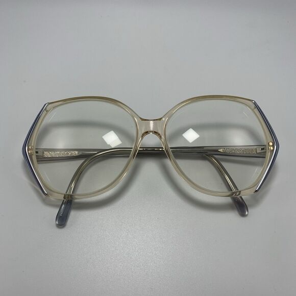 Rare Vintage Oversized Glasses Frames Only - Blu - J17 140 main image 6